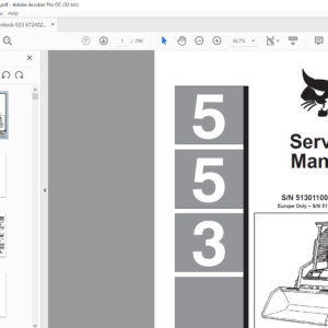 Bobcat 553 Service - HeyDownloads - Manual Downloads