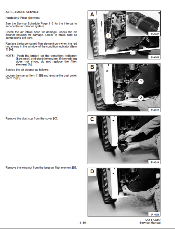 Bobcat 553 Service Manual 6724024 (11–95) - PDF DOWNLOAD - HeyDownloads