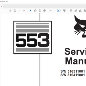 Bobcat 553 Service Manual - HeyDownloads - Manual Downloads