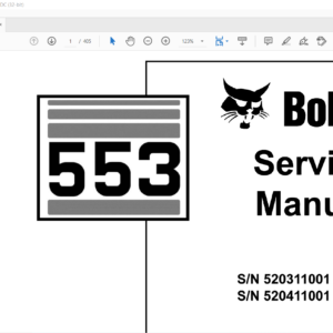 Bobcat 553 Service - HeyDownloads - Manual Downloads