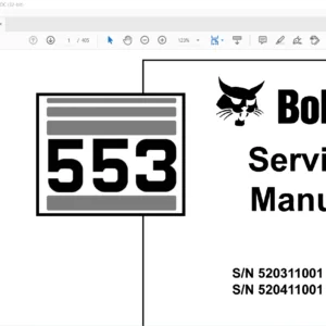 Bobcat 553 Service Manual 6901824 (3-06) - PDF DOWNLOAD