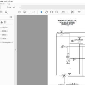 Bobcat 553 Wiring Electrical Schematic + Hydraulic/Hydrostatic Schematic Manual - PDF DOWNLOAD