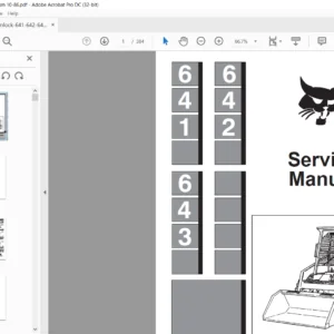 Bobcat 641 642 643 Service Manual 6566135 (10–86) - PDF DOWNLOAD