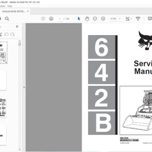 Bobcat 642B Service Manual 6570275 (4–86) - PDF DOWNLOAD