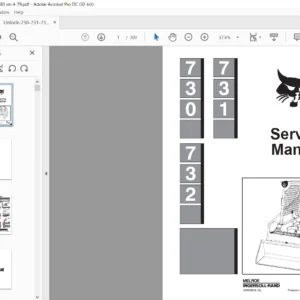 Bobcat 730 731 732 Service Manual 6556583 (4–79) - PDF DOWNLOAD