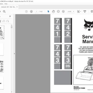 Bobcat 741 742 743 743DS Service Manual 6566109 (4–88) - PDF DOWNLOAD