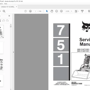Bobcat 751 Service Manual 6724925 (5–97) - PDF DOWNLOAD