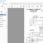 Bobcat 751 Wiring Electrical Schematic + Hydraulic/Hydrostatic ...