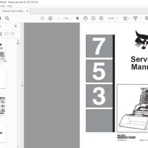 Bobcat 753 Service Manual 6720326 (8–90) - PDF DOWNLOAD