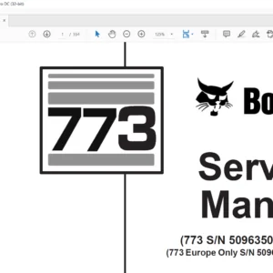Bobcat 773 Service Manual 6900092 (6–97) - PDF DOWNLOAD
