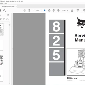 Bobcat 825 Service Manual 6549899 (12–83) - PDF DOWNLOAD