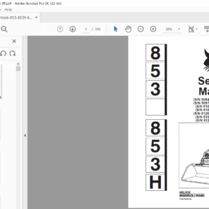 Bobcat 853 853H Service Manual 6720755 (6–99) - PDF DOWNLOAD