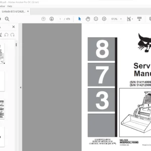 Bobcat 873 Service Manual 6724280 (9–96) - PDF DOWNLOAD