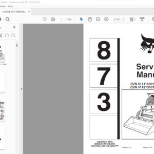 Bobcat 873 Service - HeyDownloads - Manual Downloads