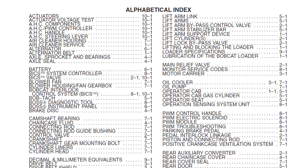 Bobcat 873 Service Manual 6900382 (7-10) - PDF DOWNLOAD - HeyDownloads