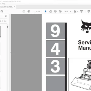 Bobcat 943 Service Manual 6570008 (4–86) - PDF DOWNLOAD