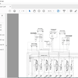 Bobcat E42 Wiring Electrical Schematic + Hydraulic/Hydrostatic Schematic Manual  - PDF DOWNLOAD