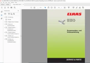 CLASS DISCO 9300 C Duo 9300 RC Duo 8600 C Duo Zusammenbau- und Umbauanleitung Manual - PDF DOWNLOAD (GERMAN)