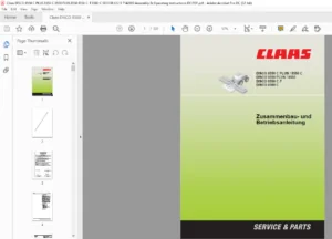CLASS DISCO 8550 C PLUS/8550 C8550 PLUS/8550 8550 C-T 8500C Zusammenbau- und Betriebsanleitung Manual - PDF DOWNLOAD (german)