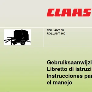 Claas ROLLANT 66 ROLLANT 160 Gebruiksaanwijzing Manual IT_ES_DE - PDF DOWNLOAD