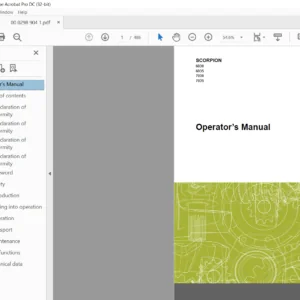 Claas SCORPION 6030 6035 7030 7035 Operator's Manual - PDF DOWNLOAD