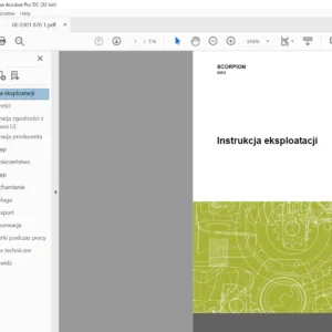 Claas SCORPION 9055 Instrukcja eksploatacji - PDF DOWNLOAD (Polish)
