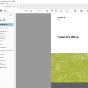 Claas SCORPION 9055 Operator's Manual - PDF DOWNLOAD