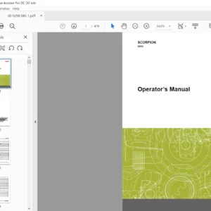Claas SCORPION 9055 Operator's Manual - PDF DOWNLOAD