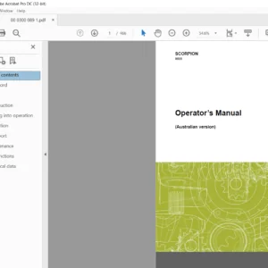 Claas SCORPION 9055 Operator's Manual (Australian version) - PDF DOWNLOAD