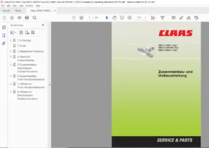 Class DISCO 9300/8600 Duo Assembly & Conversion Manual PDF (German)