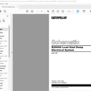 EN CAT Load Haul Dump R2900G COMMAND Load Haul Dump Electrical System Schematic Manual - PDF DOWNLOAD