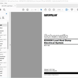 EN CAT Load Haul Dump R3000H Load Haul Dump Electrical Schematic Manual - PDF DOWNLOAD