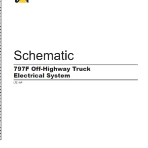 EN CAT Off-Highway 797F Off-Highway Truck Electrical System Schematic Manual  - PDF DOWNLOAD