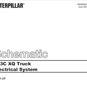 EN CAT Off-Highway Truck 793C XQ Truck Electric System Schematic Manual - PDF DOWNLOAD
