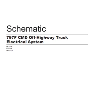 EN CAT Off-Highway Truck 797F CMD Off-Highway Truck Electrical System Schematic Manual - PDF DOWNLOAD