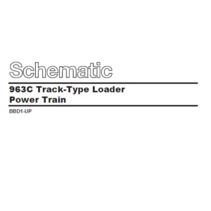 EN CAT Track Type Loader 963C Track-Type Loader Power Train Electrical System Schematic Manual - PDF DOWNLOAD