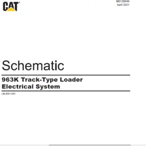 EN CAT Track Type Loader 963K Track-Type Loader Electrical System Schematic Manual - PDF DOWNLOAD
