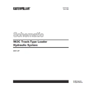EN CAT Track-Type Tractor 963C Track-Type Tractor Hydraulic System Schematic Manual - PDF DOWNLOAD