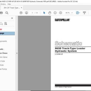 EN CAT Track-Type Tractor 963D Track-Type Tractor Hydraulic System Schematic Manual - PDF DOWNLOAD
