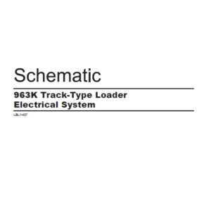 EN CAT Track Type Tractor 963K Track Type Tractor Electrical Schematic Manual - PDF DOWNLOAD