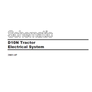 EN CAT Track Type Tractor D10N Tractor Electrical Schematic Manual - PDF DOWNLOAD