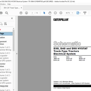 EN CAT Track-Type Tractor D10R Track-Type Tractor Electrical System  Schematic Manual - PDF DOWNLOAD