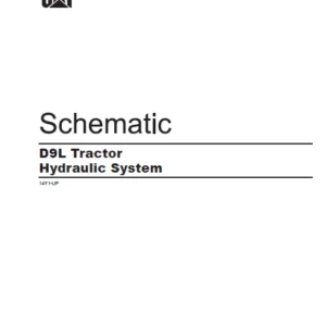 EN CAT Track-Type Tractor D9L Tractor Hydraulic System Schematic Manual - PDF DOWNLOAD