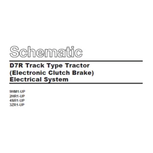 EN CAT Track Type Tractor (Electronic Clutch Brake) Electrical System Schematic Manual - PDF DOWNLOAD