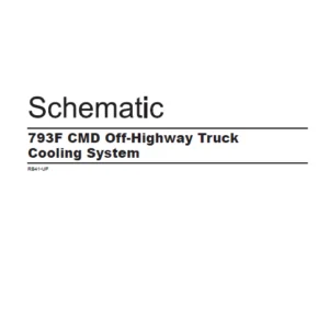 EN Cat Off-Highway 793F CMD Off-Highway Truck Cooling System Electrical System Schematic Manual