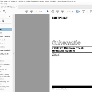 EN Cat Off-Highway Truck 785C Off-Highway Truck Hydraulic System Schematic Manual - PDF DOWNLOAD