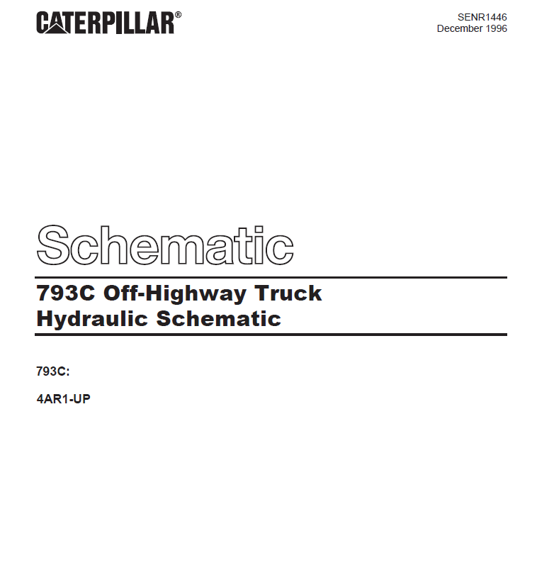 EN Cat Off-Highway Truck 793C Off-Highway Truck Hydraulic System ...