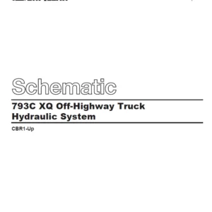 EN Cat Off-Highway Truck 793C XQ Off-Highway Truck Hydraulic System Schematic Manual - PDF DOWNLOAD