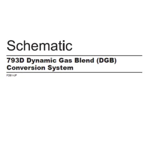 EN Cat Off-Highway Truck 793D Dynamic Gas Blend (DGB) Conversion System Hydraulic System Schematic Manual - PDF DOWNLOAD