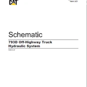 EN Cat Off-Highway Truck 793D Off-Highway Truck Hydraulic System Schematic Manual - PDF DOWNLOAD
